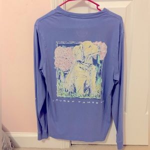 Sweet Tee Lauren James Soft Combed Cotton Purple Long-Sleeved T-Shirt